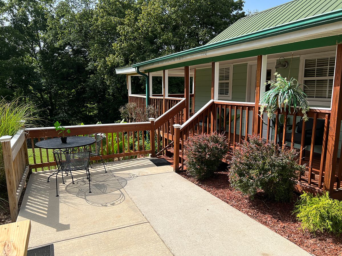 Green Drake Cabin Front Area