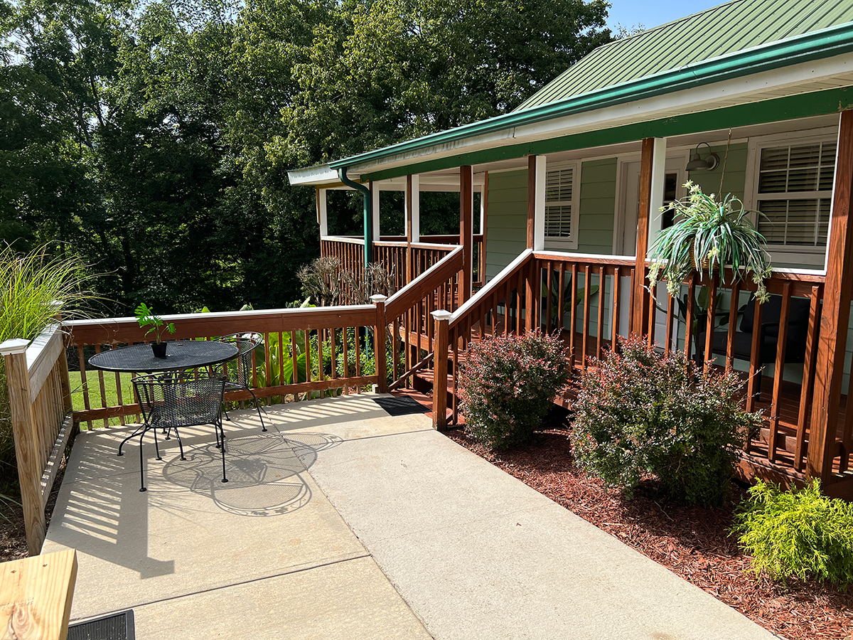 Green Drake Cabin Front Area