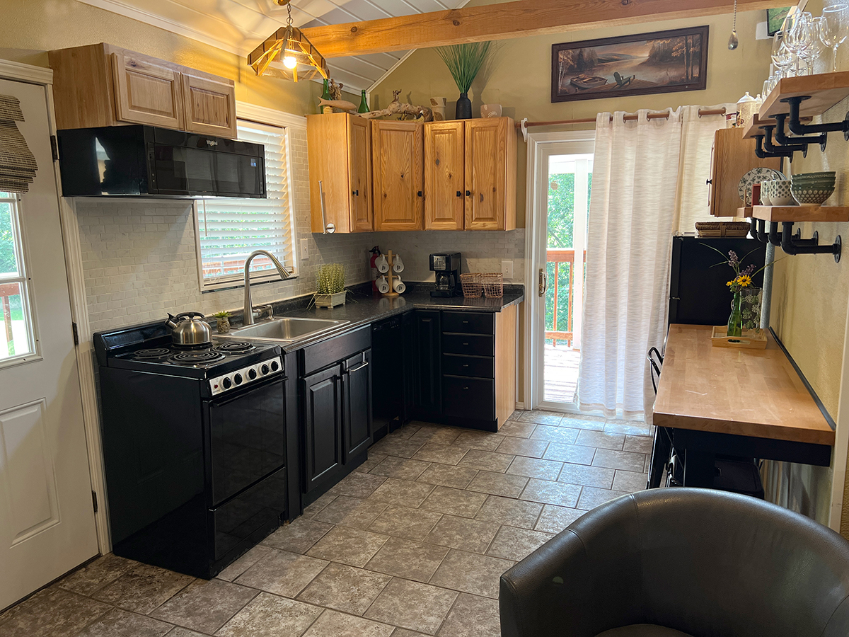 Green Drake Cabin Kitchen